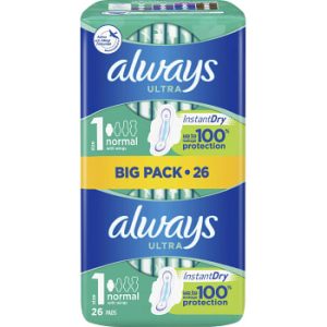 Always Ultra Normal med Vingar 6×26-pack