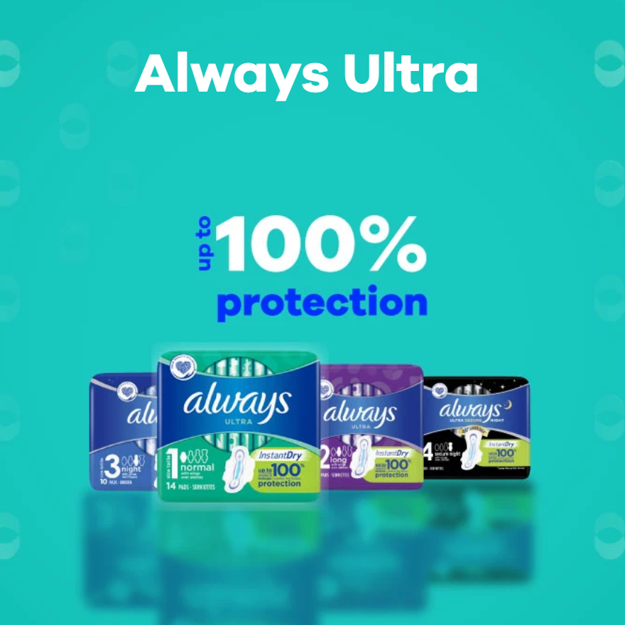 Mixa eget Always Ultra 6-pack