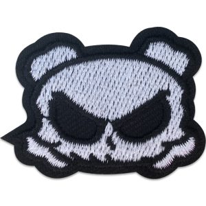 Cool skate skalle – Tygmärke